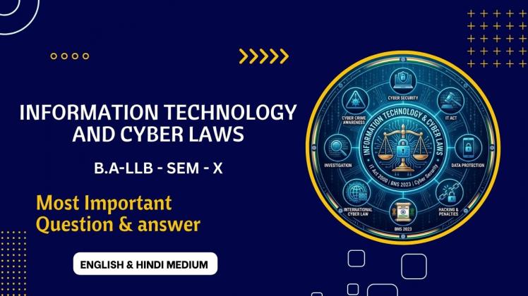 Information Technology and Cyber Laws